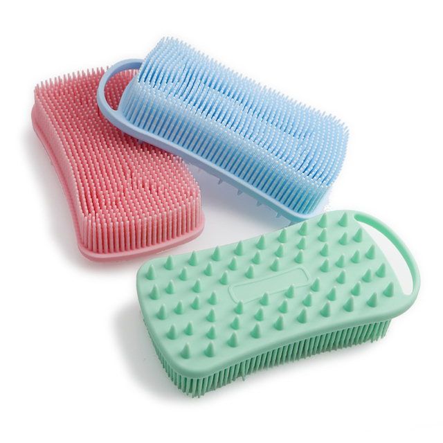Depurador de cuerpo de mano de silicona para ducha