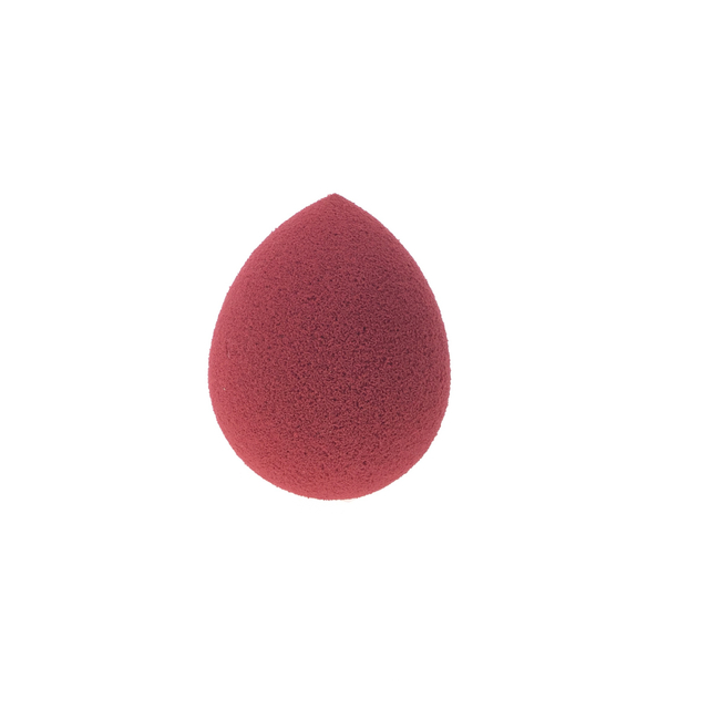 Puff de maquillaje rojo esponja (redonda)